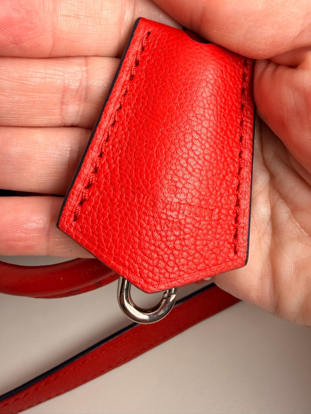 Louis Vuitton Red Epi Twist Tote with Gold Hardware - Picture 14 of 16